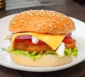 Veg cheese burger
