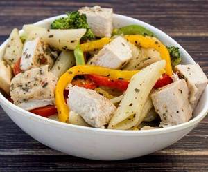 Healthy chicken penne pasta