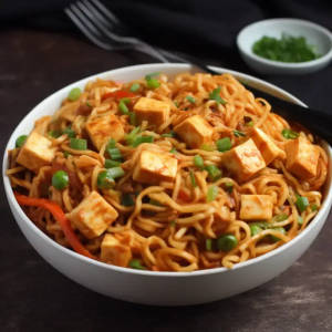 Paneer noodles