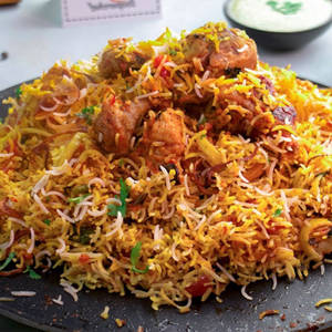 Tawa Chicken Biryani (boneless)