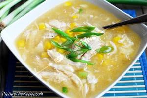 Sweet corn Chicken Soup