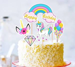 Vanilla Cake Rainbow Unicorn Eggless 500G