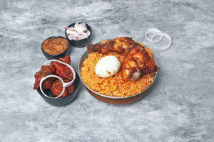 Grill Chicken Biriyani+ Chciken 65(3pcs)