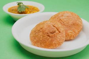 Pithi Kachori ( 2 Pcs) With Aloo Sabzi