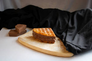 Milk Chocolate Waffle Sandwich 