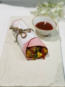 Beetroot Wrap Peri Peri Paneer Wrap