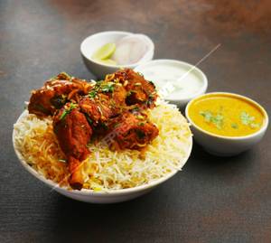 Chicken fry biryani 3 person