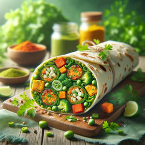 Garden Green Veg Kebab Roll