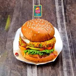 Veg Spicy Seekh Burger