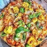 Kadhai paneer pizza