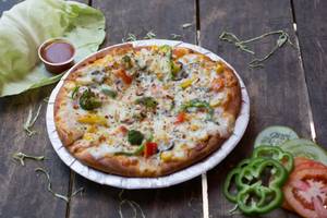 Onion and capsicum cheese pizza[7 inch]