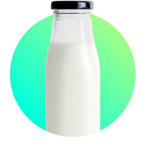 Milk In Glass Bottle 300ml