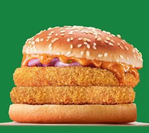 Paneer Double Patty Cheese Burger