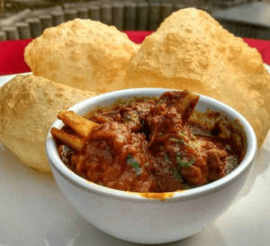 Chicken Kosha(3pc) & Luchi (4pc) Combo