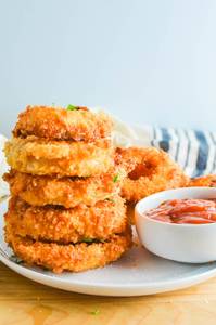 Crispy onion rings