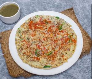 Masala And Veggies Omelette