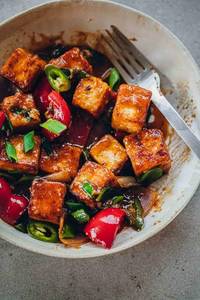 Chilli paneer dry