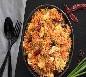 Schezwan Egg Fried Rice