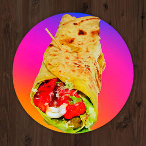 Chilli Paneer Kathi Roll [Spicy Premium Roll]