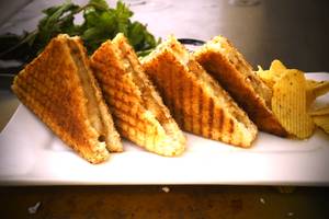 Aloo Tikki Cheese Grilled Sandwich