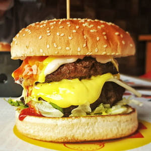 Double Cheese Paneer Burger