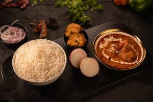 Chicken Curry & Tikka Rice Bowl