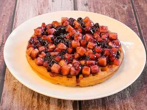 Seasonal Fruit & Berry Waffle
