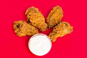 Hot And Crispy Wings [4 Pieces]