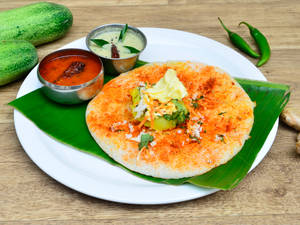 Open Butter Masala Dosa