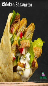 Turkish Chicken Mexican Shawarma(kubus)spicy