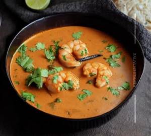 Prawn malai curry