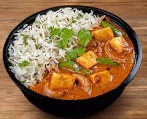 Kadhai Paneer With Veg Fried Rice 