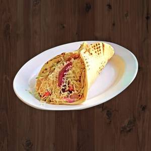 Chicken Shawarma Roll With Cheese Without Salad