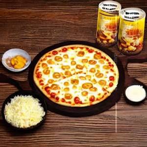 Baby Corn Cheese Pizza