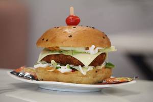 Burger Khan Special Burger [non-veg]