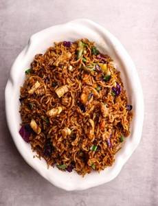 Prawns Burnt Chilly Rice