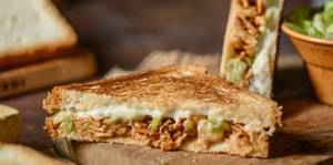 Veg BBQ Salad Sandwich