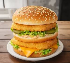 TT Veg. Double Patty Burger                                                   