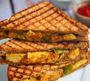 Cheese Paneer Tandoori Grilled Sandwich