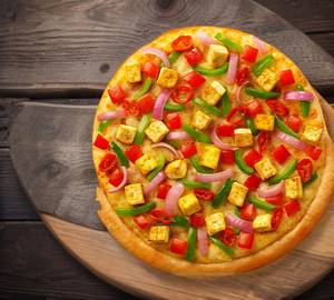 8" Large Paneer Mix Veg Pizza
