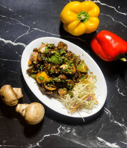 Coriander And Chilli Mushroom