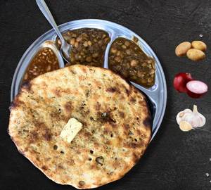 Aloo-Pyaaz-Lehsun Kulcha