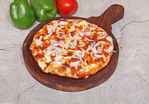 Single Onion Topping Pizza