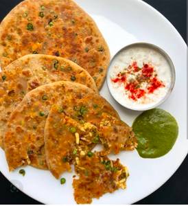 Sev Matar Paratha