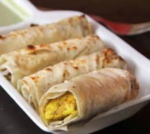Paneer tikka roll       