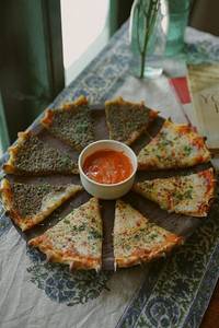Manakish Zatar And Cheese