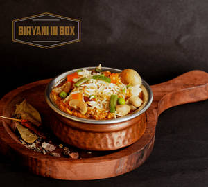 Vegan Mushroom -e- Subz Brown Rice Biryani