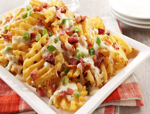 Creamy Loaded Veggies With Fries