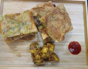 Egg Mutton Mughlai Paratha