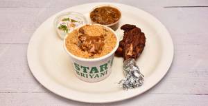 Mini Mutton Biryani Leg Piece Combo